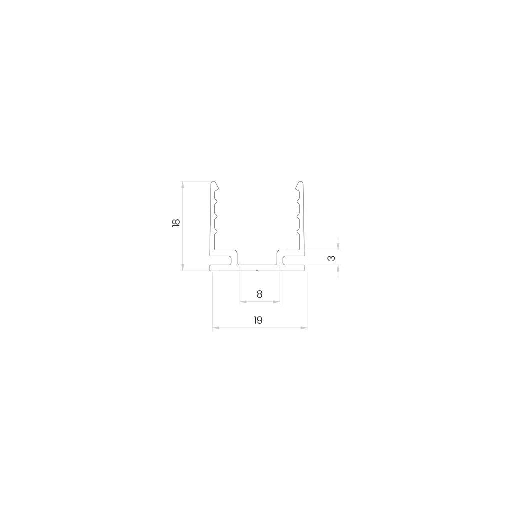 LUXLINE 2835 108 IP68 PROFIEL 2M